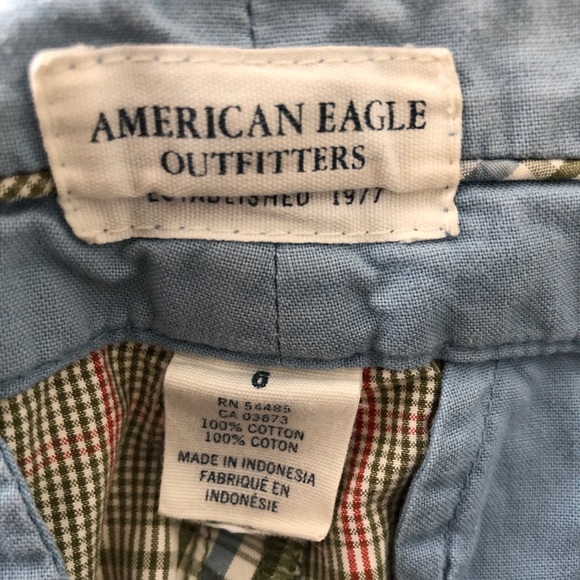 American Eagle cute plaid Bermuda long shorts 6!! - Picture 4 of 4